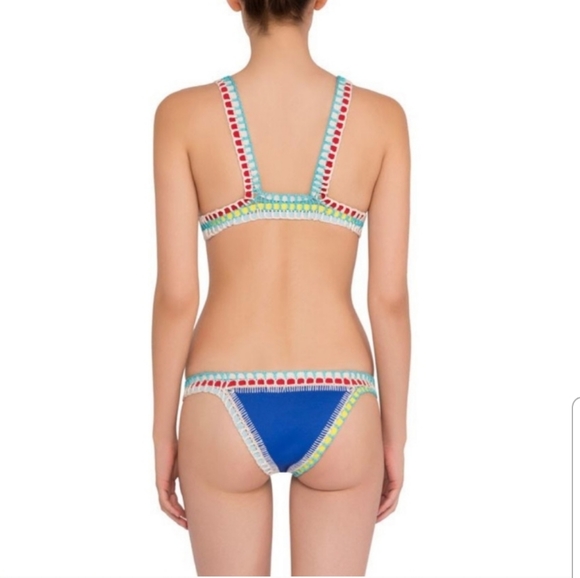 Kiini Tuesday Swim Bikini Bottom in Blue
